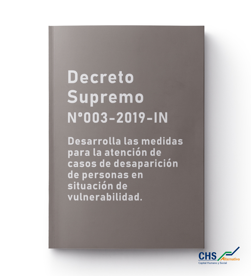 Decreto Supremo N° 003-2019-IN