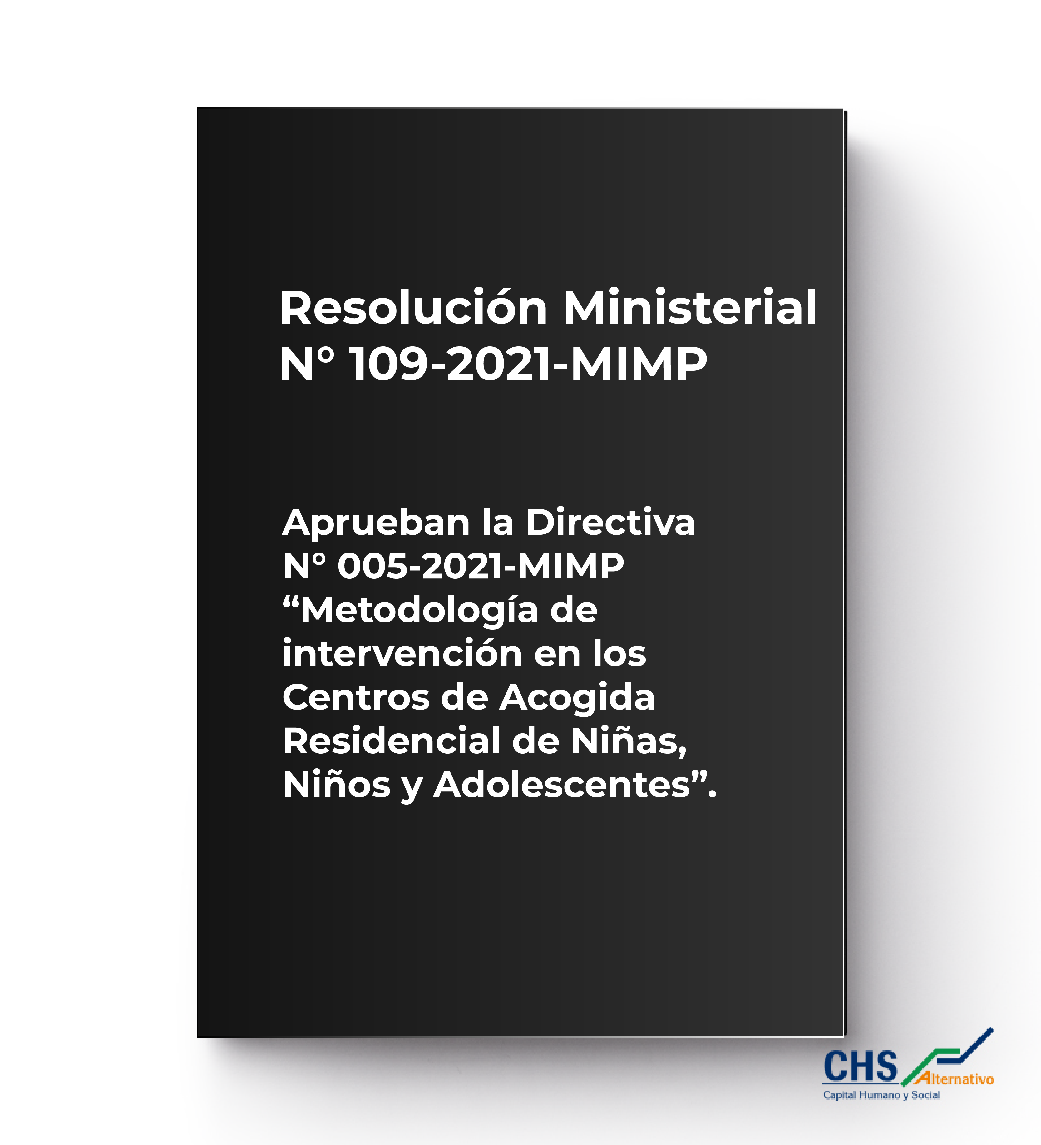 Resolución Ministerial N° 109-2021-MIMP